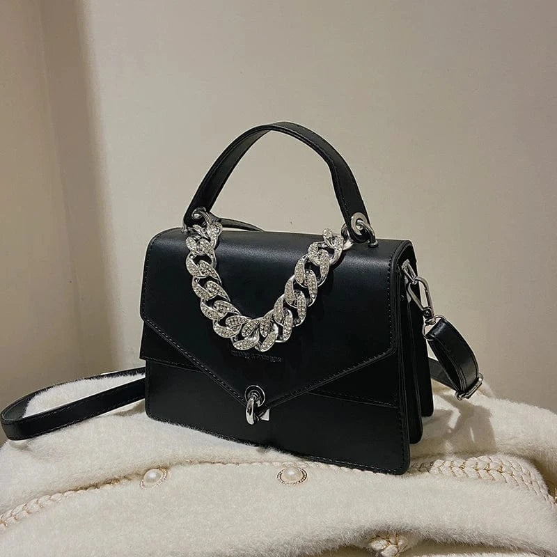 22cm*8cm*15cm / Black New Fashion Hand Bags 2022 Young Ladies Luxury Small Handbags Girls Cute Trendy Purses For Woman