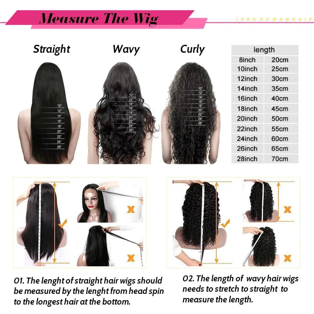 250% 360 Full Lace 13x6 HD Lace Frontal Wig for Women 13x4 Frant Silky Straight Remy Human Hair Dark Black Glueless Pre Plucked