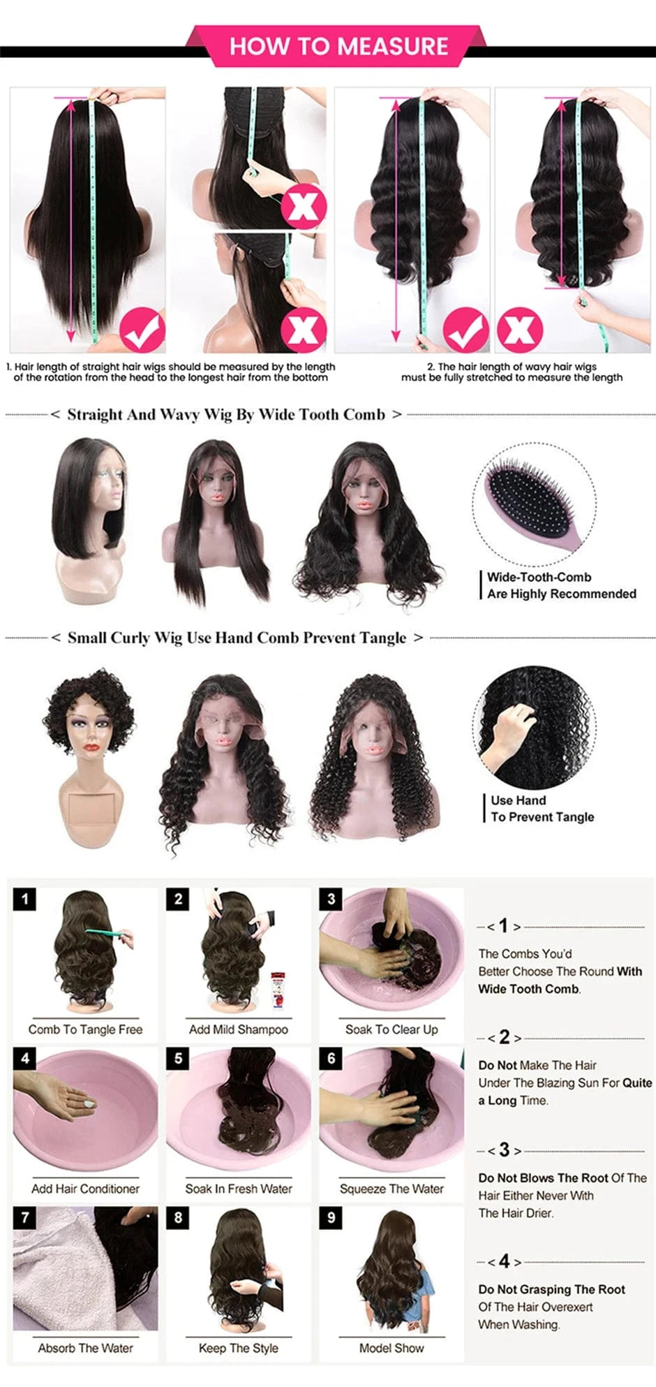 250% 360 Full Lace 13x6 HD Lace Frontal Wig for Women 13x4 Frant Silky Straight Remy Human Hair Dark Black Glueless Pre Plucked