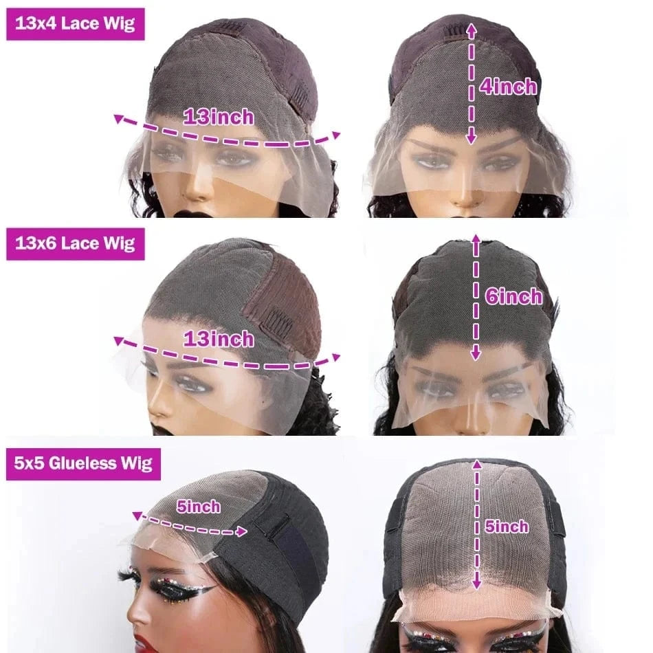 250 silky Straight Lace Front Wigs Human Hair Transparent HD Lace Frontal Wig 30 inch Glueless Closure Wig