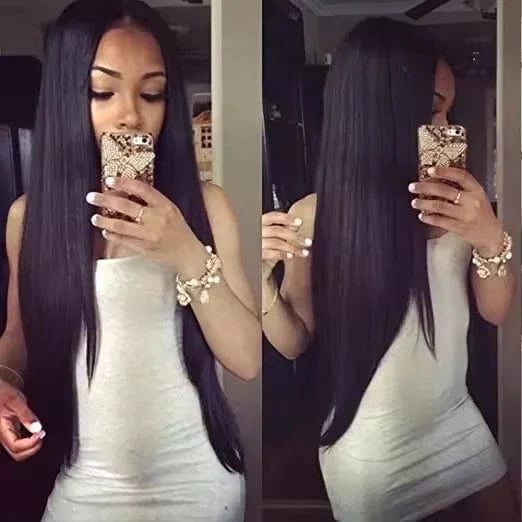 250 silky Straight Lace Front Wigs Human Hair Transparent HD Lace Frontal Wig 30 inch Glueless Closure Wig
