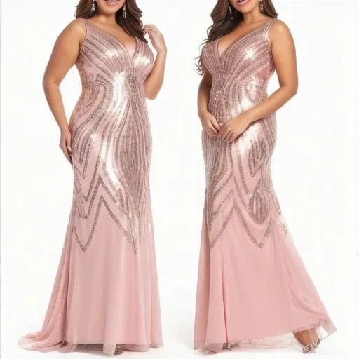 26W / as the picture / 50cm S0227G 2024 New hot -selling sexy suspender revealing gowns for women evening dresses ball gown