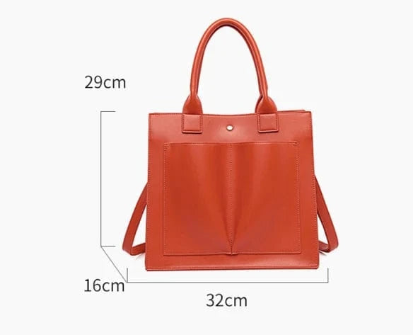 29*16*32 / 1 Pleat Front Two Big Pocket Design in Unique a Large Capacity Custom Top Handle Bags ladies handbags women bags