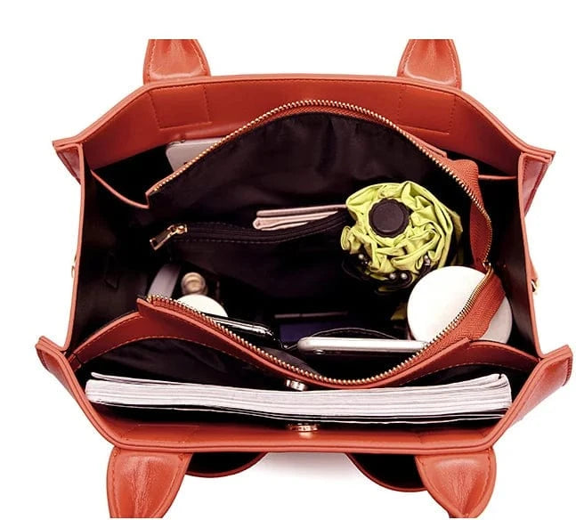 29*16*32 / 1 Pleat Front Two Big Pocket Design in Unique a Large Capacity Custom Top Handle Bags ladies handbags women bags