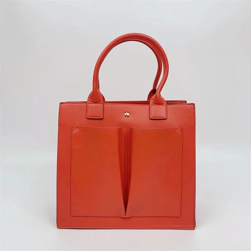 29*16*32 / 1 Pleat Front Two Big Pocket Design in Unique a Large Capacity Custom Top Handle Bags ladies handbags women bags