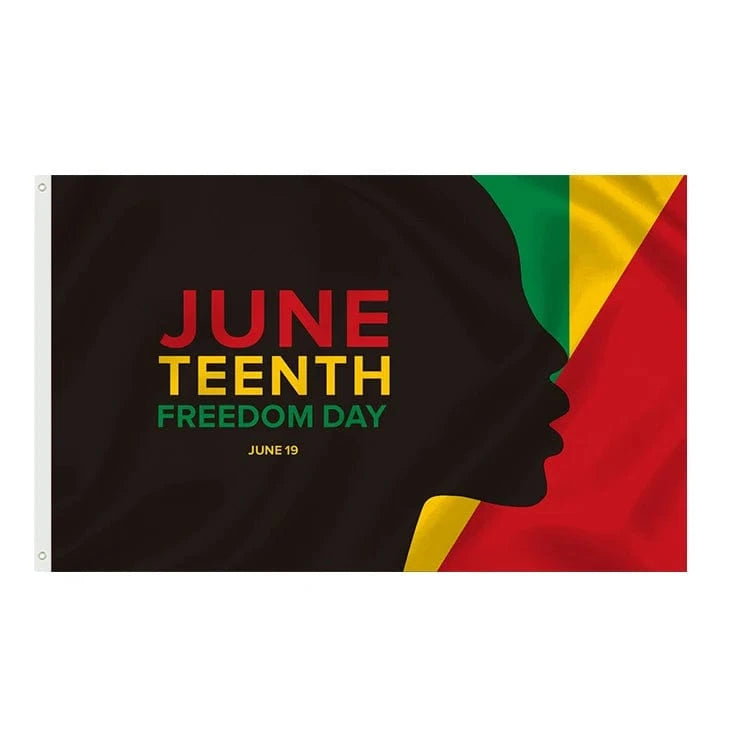 3*5FT / 2 High-Quality 3x5ft Juneteenth Outdoor Décor