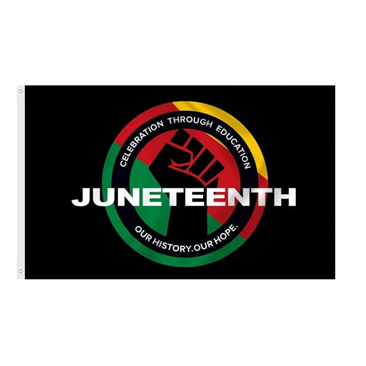 3*5FT / 3 High-Quality 3x5ft Juneteenth Outdoor Décor