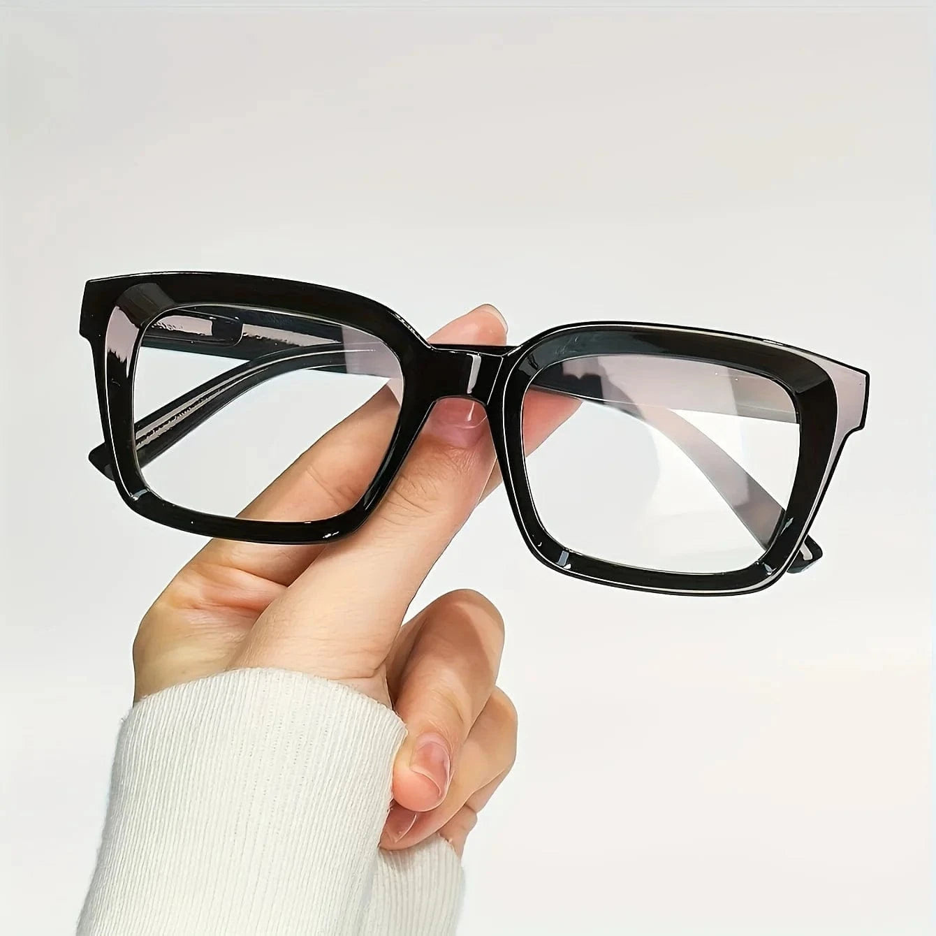 3 Pack Stylish Square Reading Glasses for Male Female Spring Hinge Blue Light Blocking Comfortable Fit Durable Construction