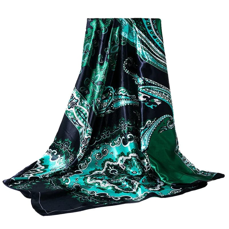 3 Spring and summer thin ethnic lady scarf fashion cashew pattern 90cm large square scarf Malay scarf
