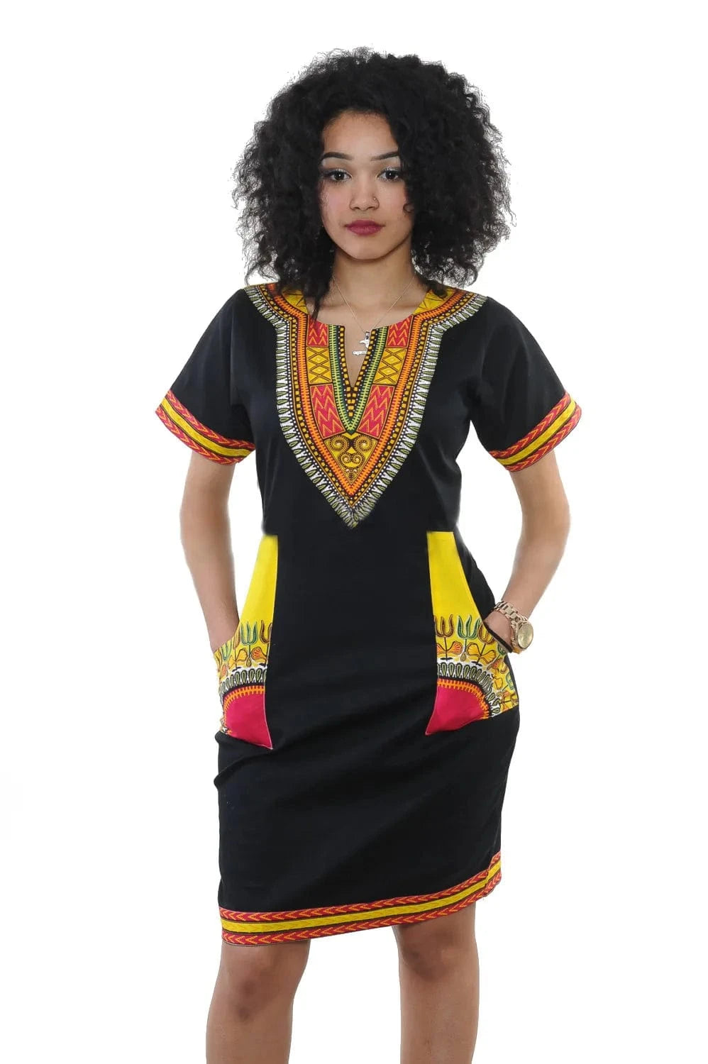 3 XL / 5 Hot African Print Fashion Dashiki Dresses for Women