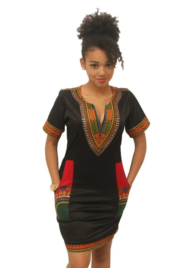 3 XL / 6 Hot African Print Fashion Dashiki Dresses for Women