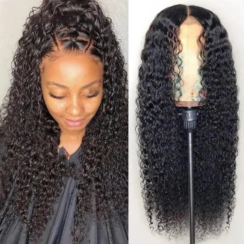 30 40 Inch Long Wigs 100% Virgin Human Hair Lacefront Wig 13x4 Swiss Lace Afro Thick Kinky Curly Hair Wigs