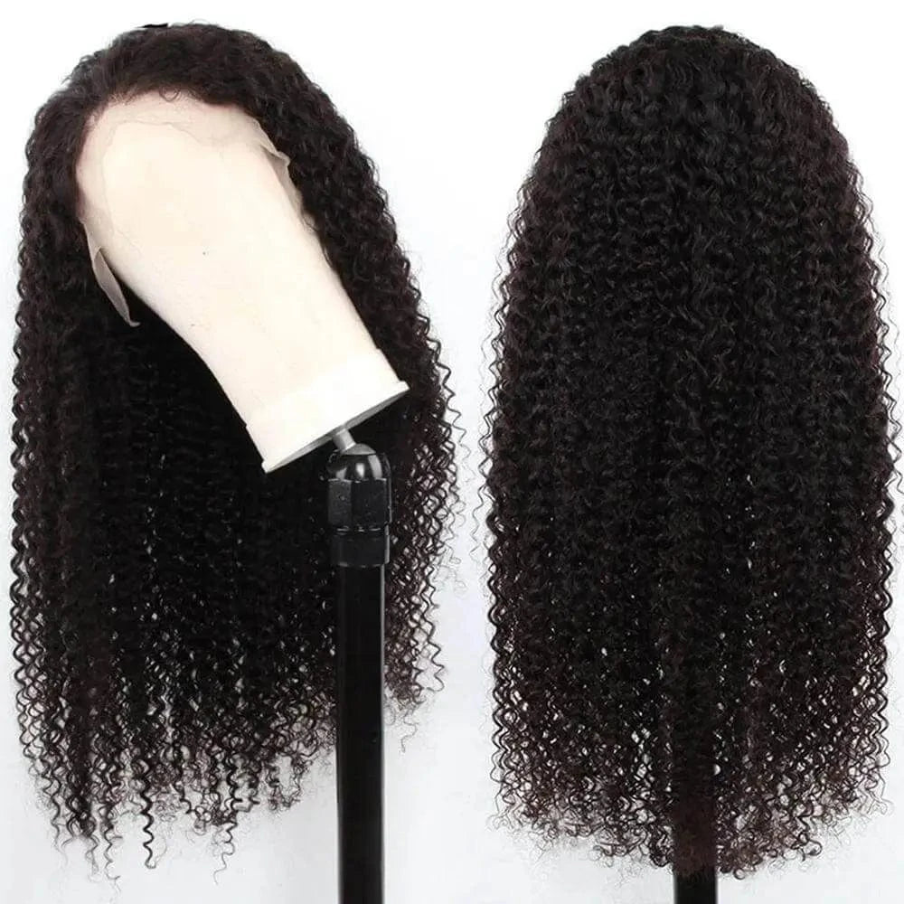 30 40 Inch Long Wigs 100% Virgin Human Hair Lacefront Wig 13x4 Swiss Lace Afro Thick Kinky Curly Hair Wigs