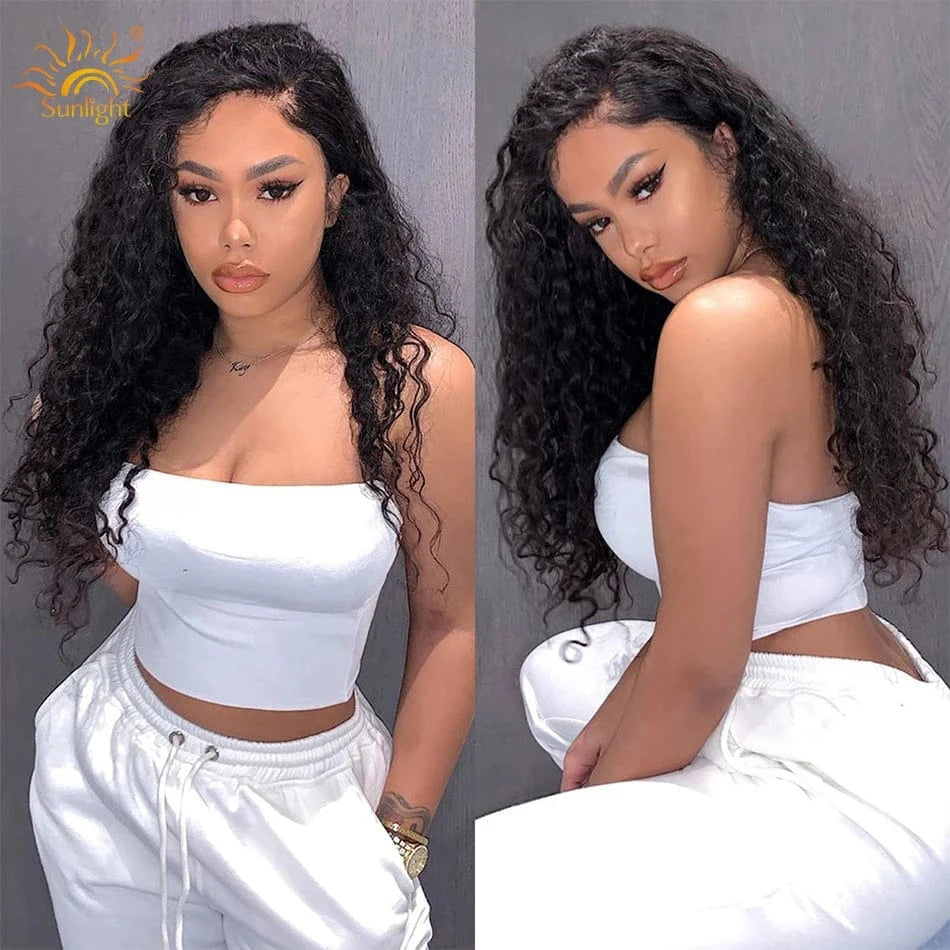 30 inch deep wave frontal wig hair wegs large lace front human hair wigs 4*4 lace front wig