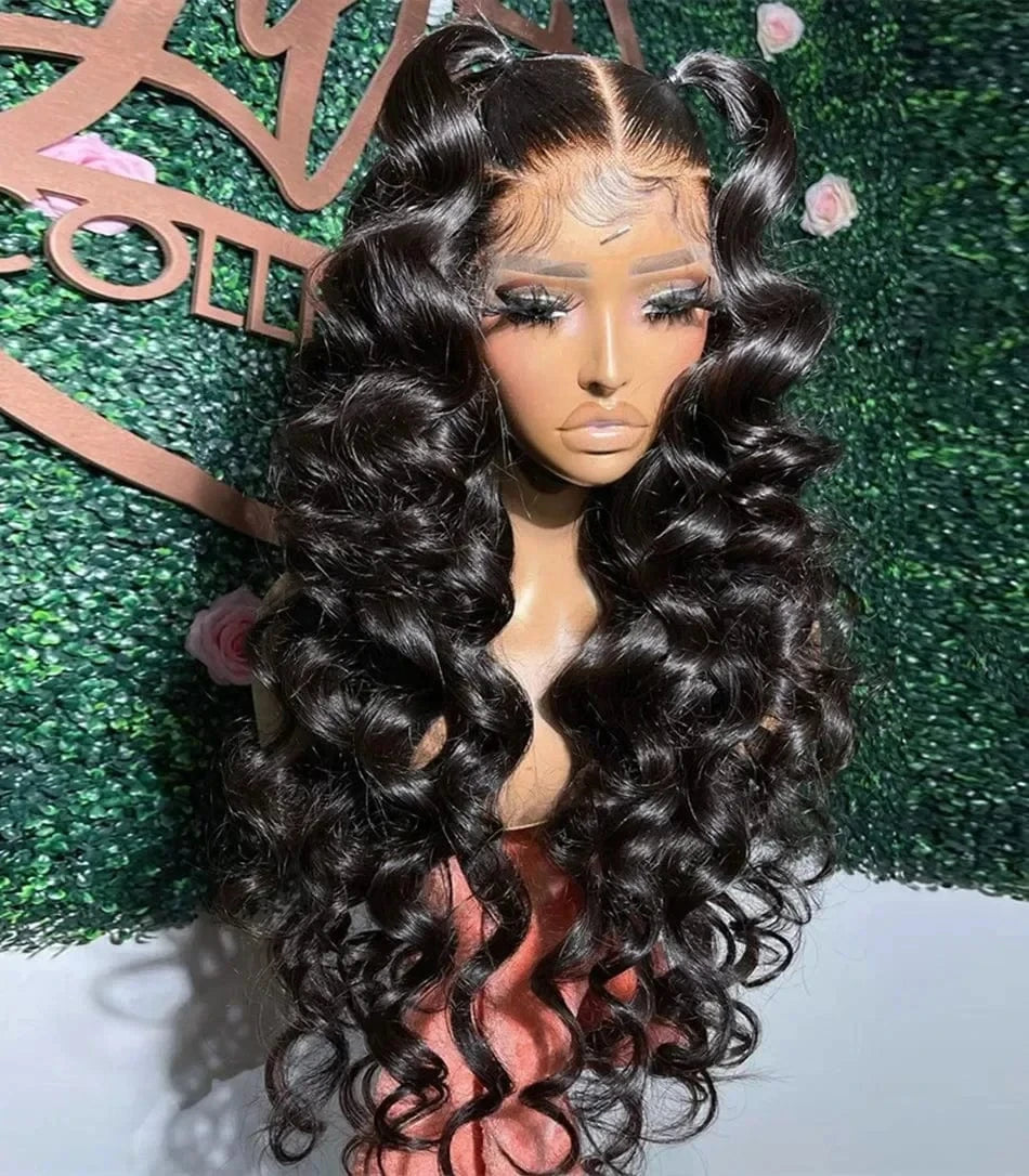 30 Inch Loose Deep Wave 13x4 Hd Lace Frontal Human Hair Wig Brazilian Curly 5x5 Glueless Wig Human Hair Pre Plucked For Women