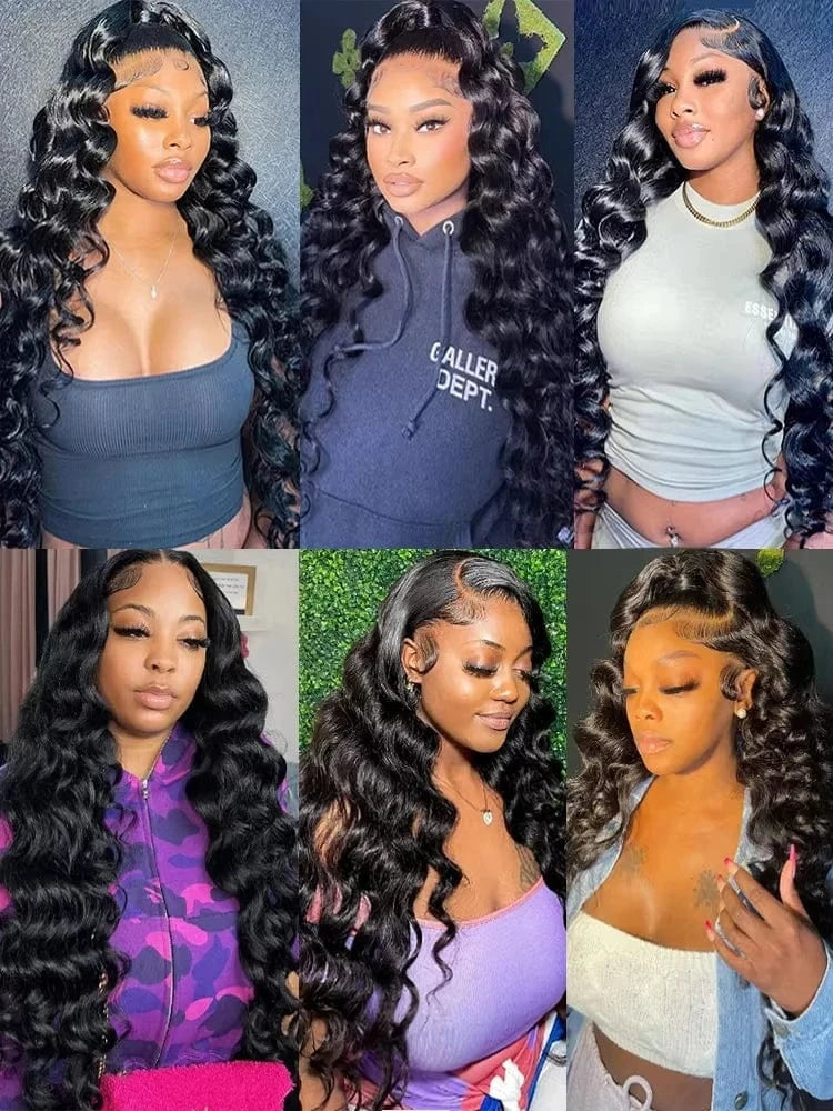 30 Inch Loose Deep Wave 13x4 Hd Lace Frontal Human Hair Wig Brazilian Curly 5x5 Glueless Wig Human Hair Pre Plucked For Women