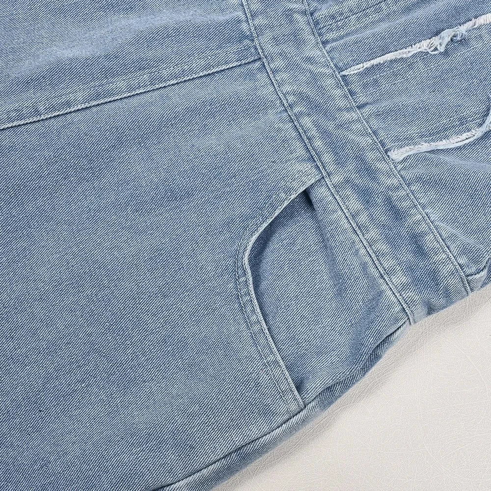 31337jy New Arrivals 2024 Women Clothes One Piece Denim Jeans Casual Jumpsuits Playsuits Bodysuits