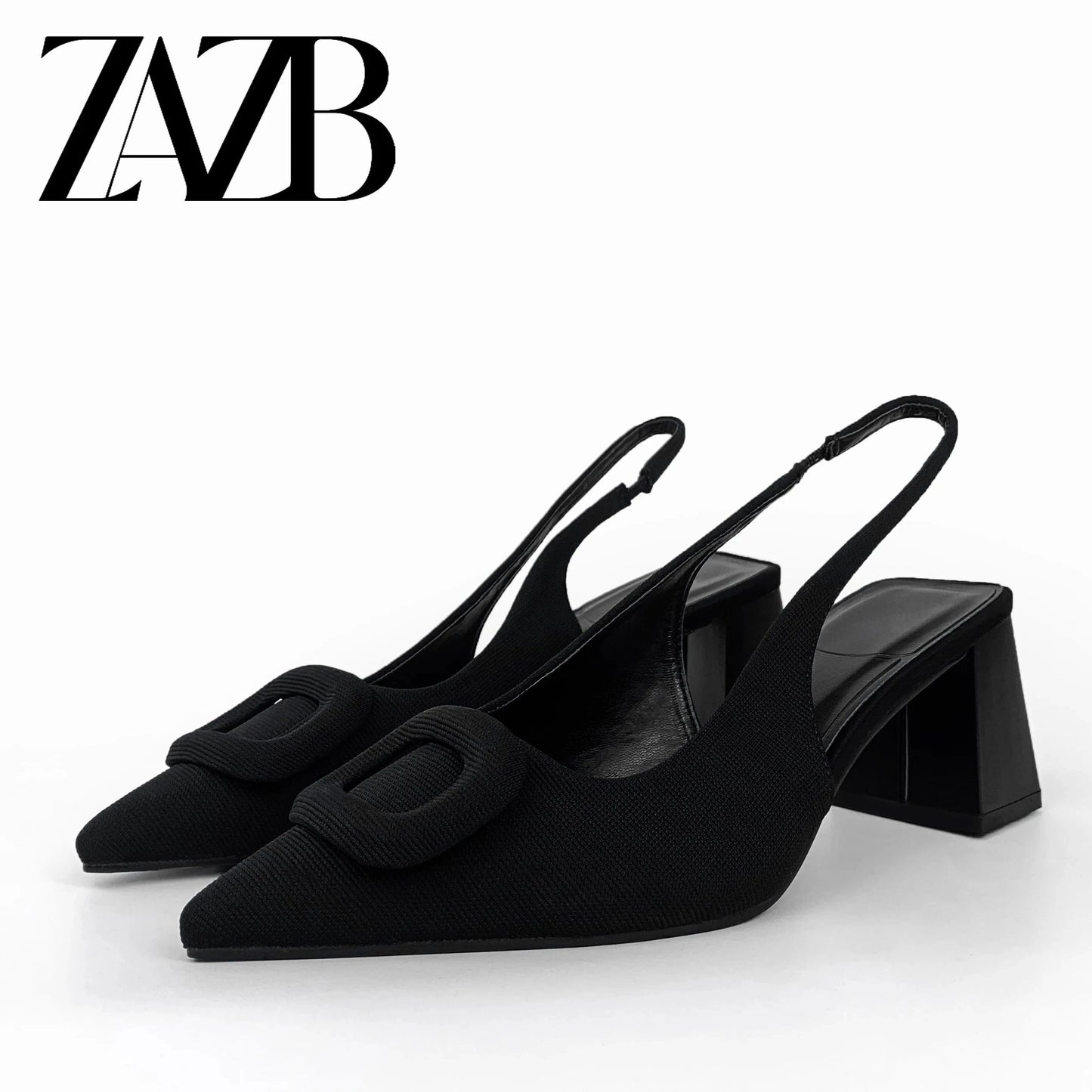 36 / Black Thick with heel Belt buckle custom high heels shoes for women sandals and ladies shoes femmes chaussures pour wedding bride