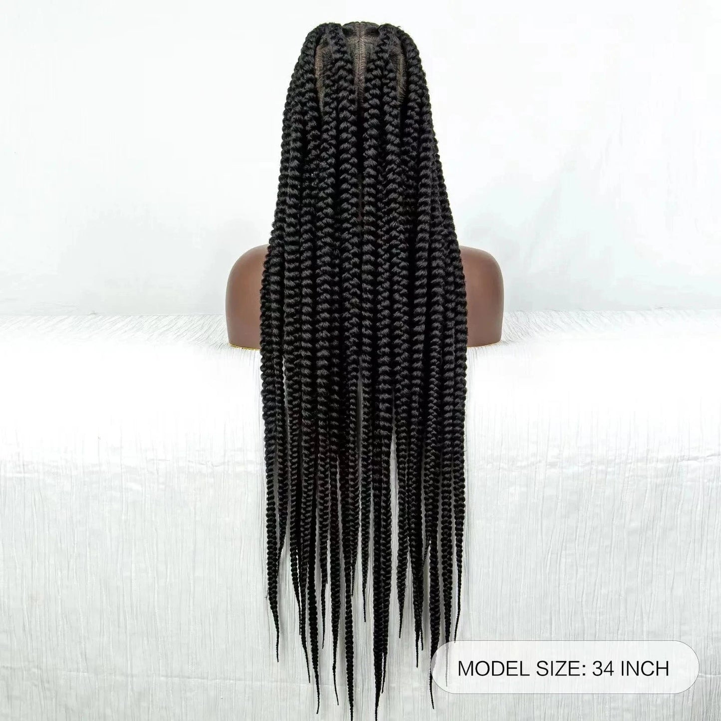360 Full Hd Lace Frontal Wig Pre Plucked,Glueless Lace Front 360 Braided Wig,Unprocessed Human Hair Wig With Baby Hair Black Wig