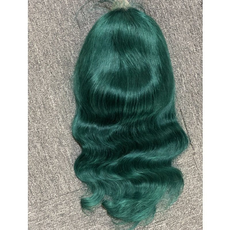 360 full lace wigs for black women hd transparent lace human hair lace front brazilian green color body wave human hair wigs