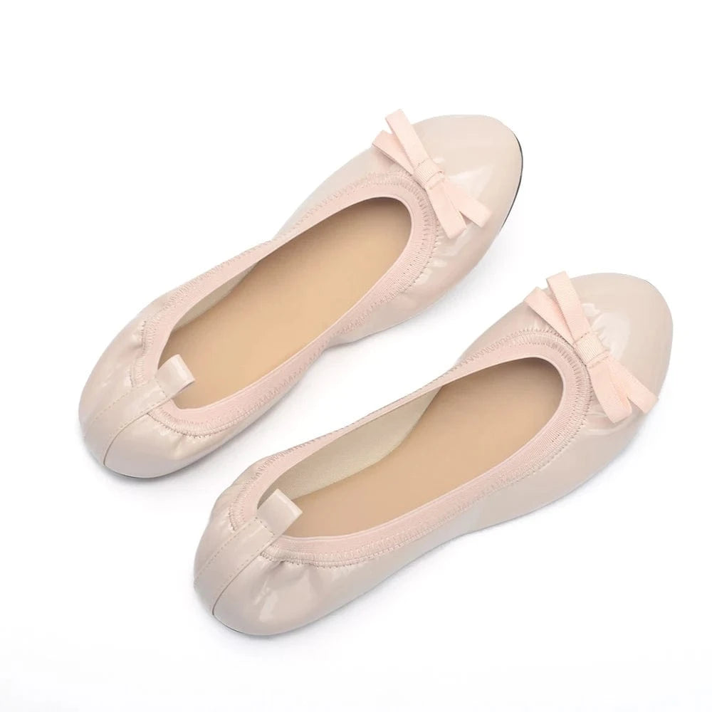 37 / Pink ambition New style fashion high quality flat shoes with bows for women and ladies