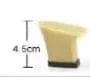 39 / 4.5CM Women's Custom 10CM Heel Black Leather Jazz Salsa Dance Stiletto Boots