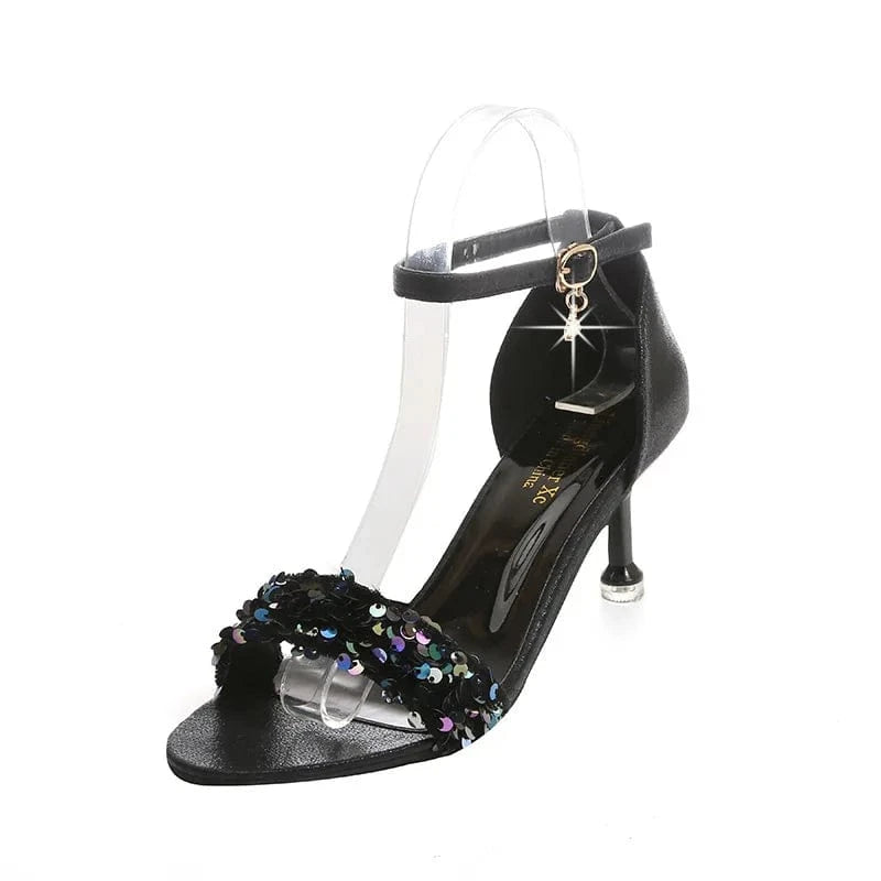 39 / Black Ins New Arrival Sandalias Plataforma Mujer Latest Fashion Modern Luxury Women Sandals High Heel