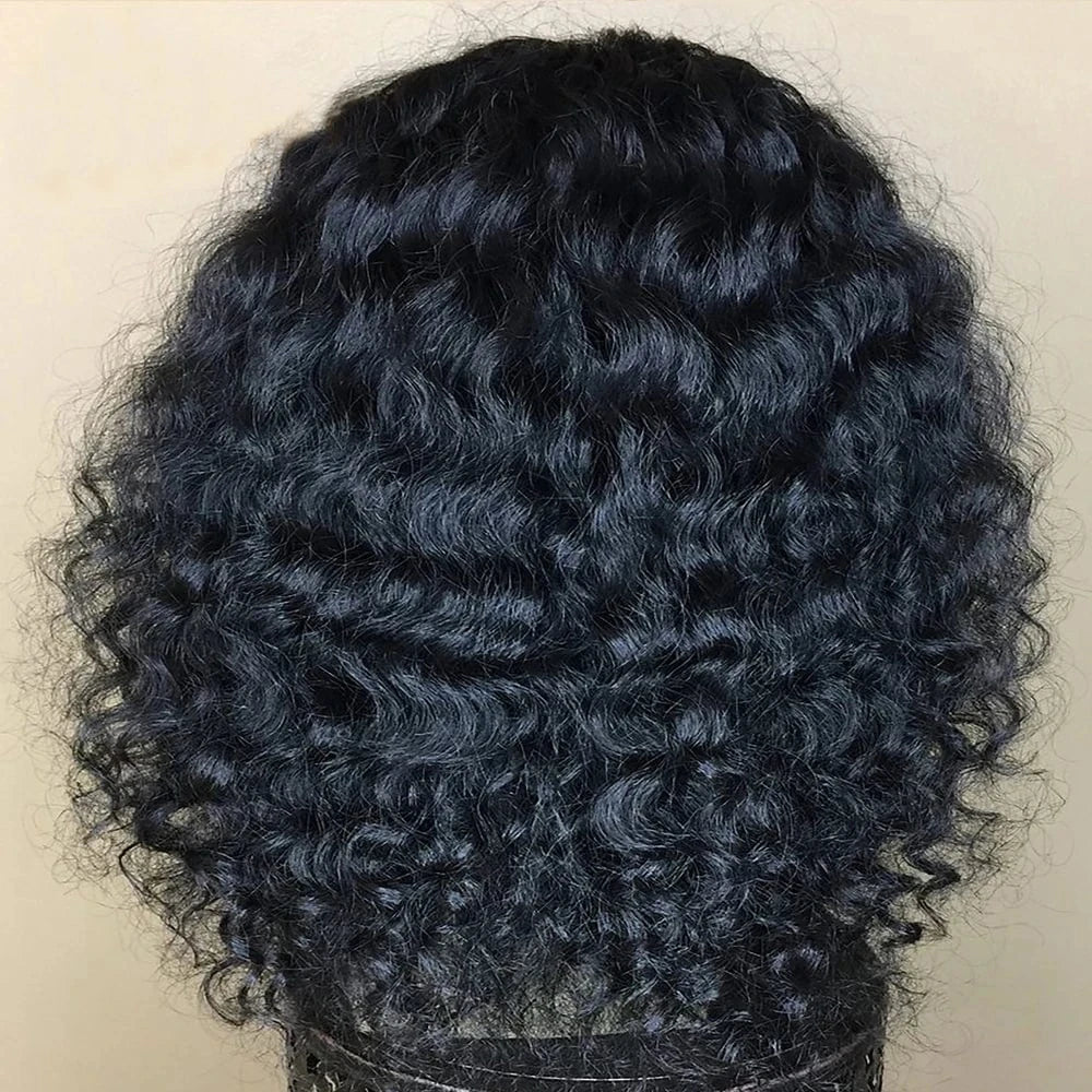 3C 4A Custom Thin U Part Curly Human Hair Wigs For Women 250% High Density Glueless Burmese Deep Curly U Part Hair Wig