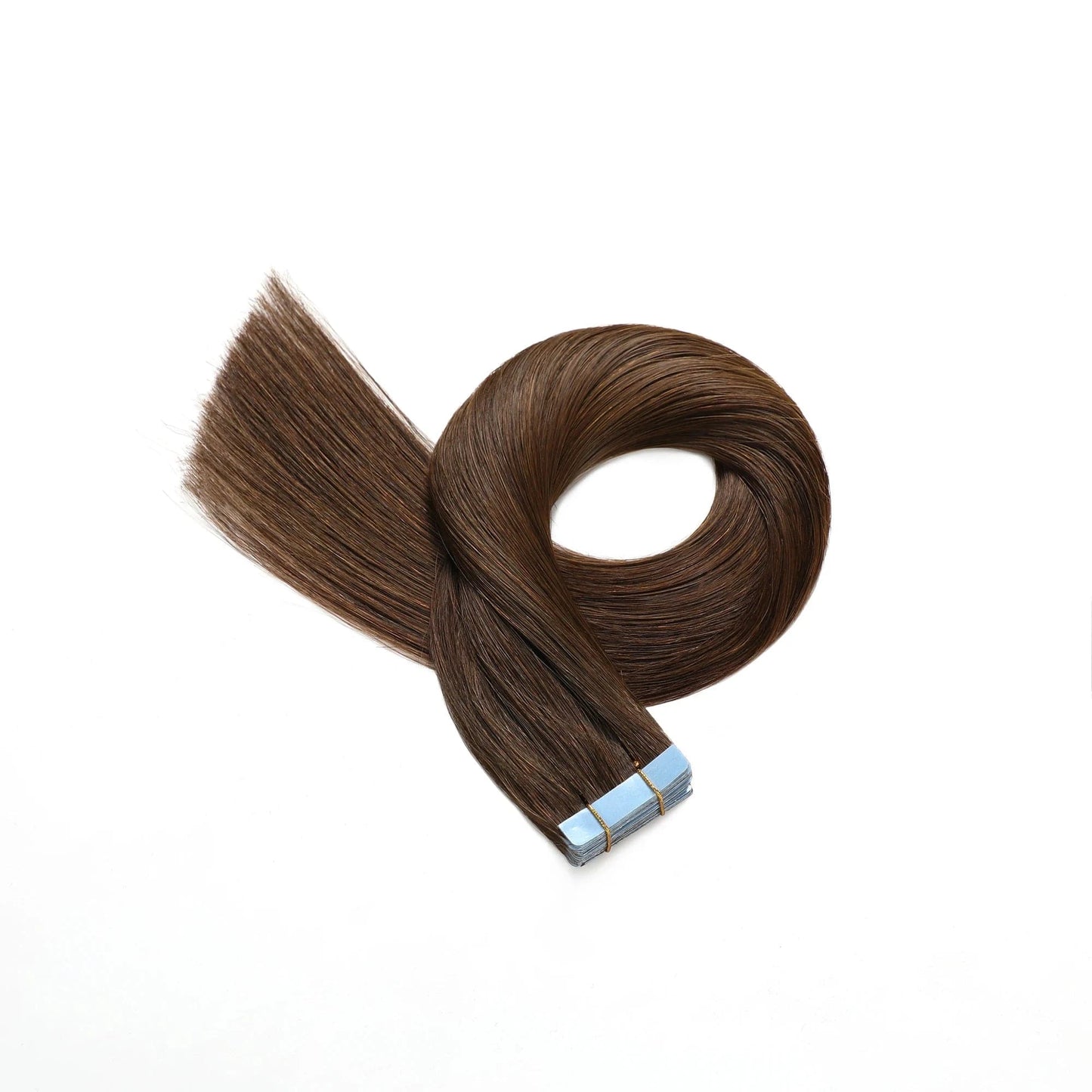 #4 / 14 Inches European Double Drawn Russian Human Hair Tape Hair Extension High Quality Natural Remy Tape In Hair Extension