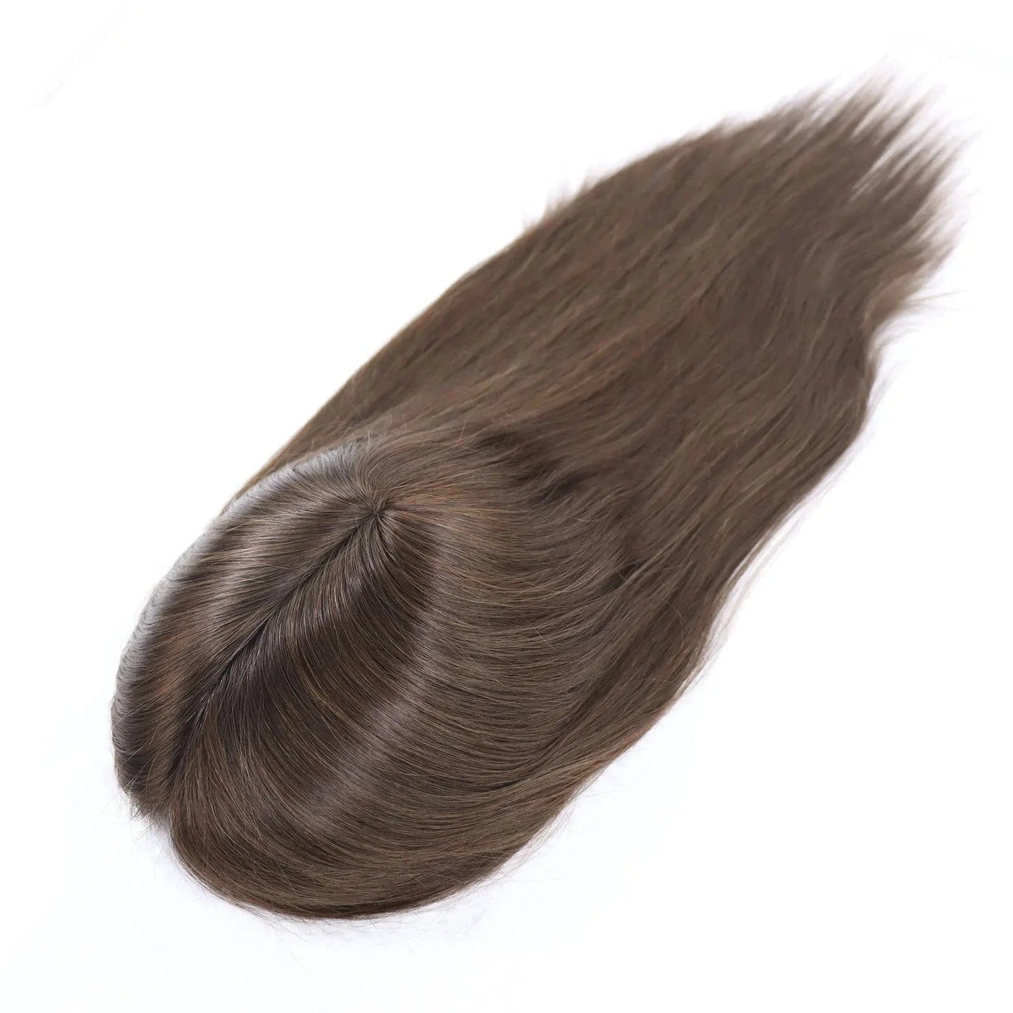 4# 18 Inches Long Male Hair Prosthesis 8x10 Man Hair Patch Front Lace Base Cap Lace Toupee For Men Wig