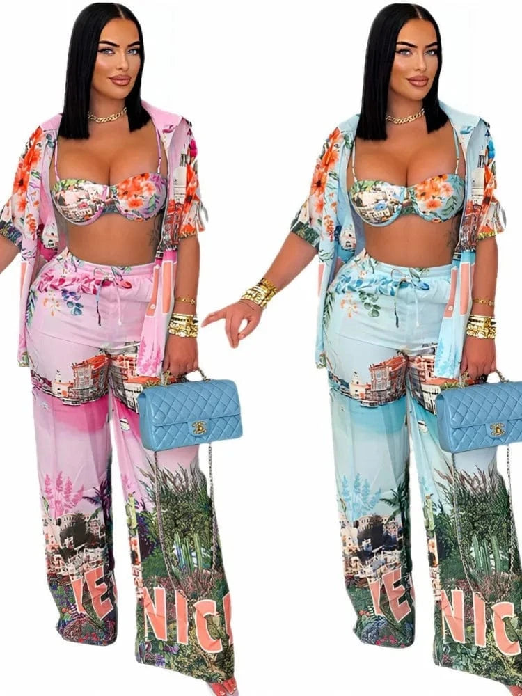 4 Piece Set Africa Clothes African Dashiki New Dashiki Fashion Suit Top And Pants Suits Trousers Ropa Dama Party For Lady