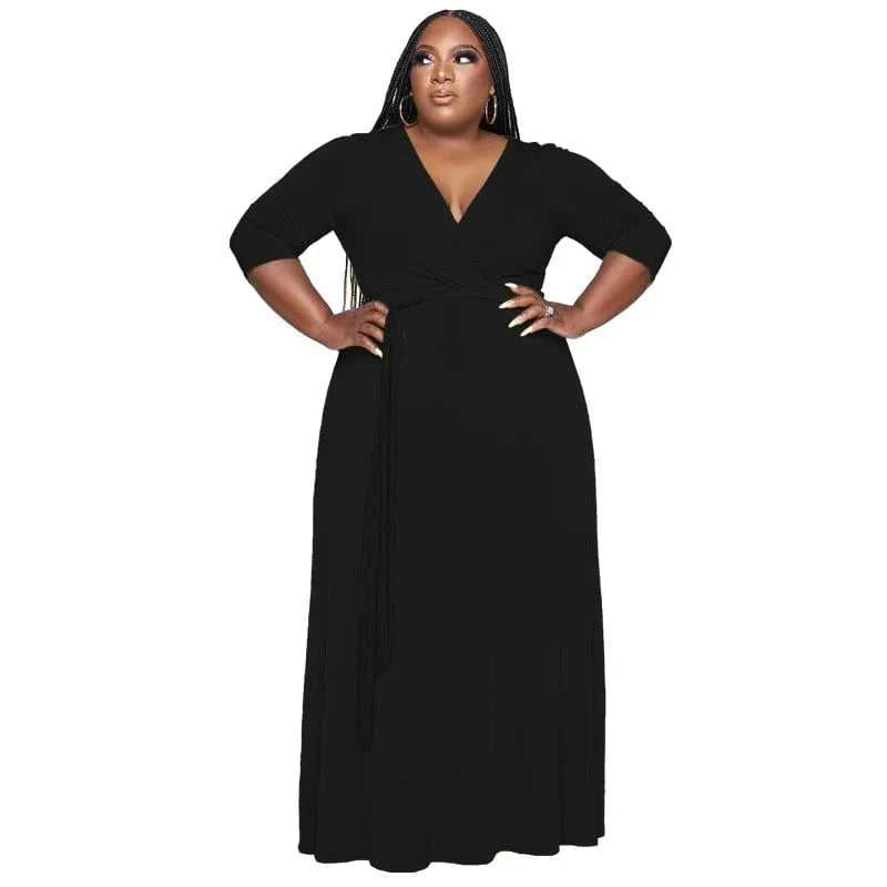 4 XL / Black African Dresses for Black Women Elegant Evening Party Long Maxi Dress Dashiki Abaya Dubai Gown Muslim Plus Size Women's Dresses