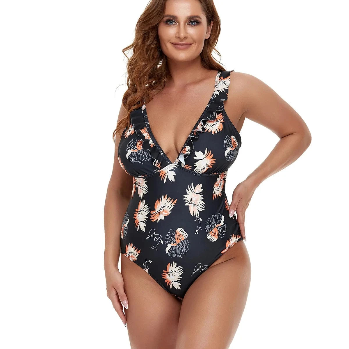 4 XL / JM-003 2022 Custom Logo plus size women swimsuit one piece swimsuit beautiful swimsuits bikini