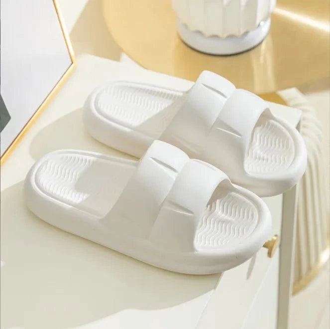 40/41 / White EVA Slippers Women's Summer Soft Indoor Non-slip Deodorant Students Senior Sandals