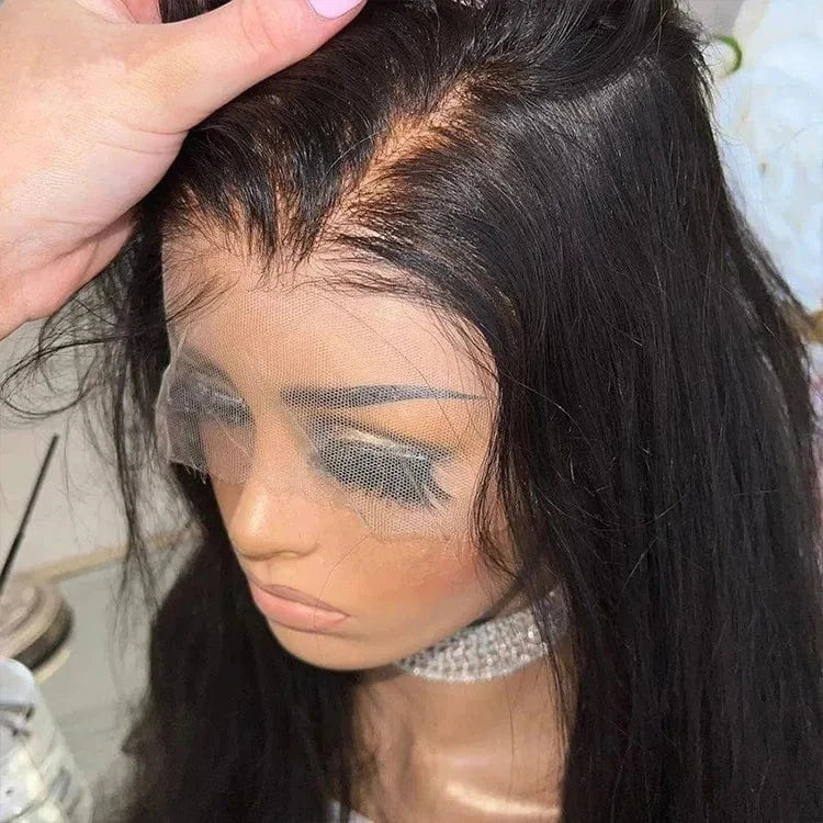 40 Inch Wholesale 13x6 Full HD Lace Front Wig Glueless Virgin Indian Hair Long Straight Wig Cuticle Aligned Raw Human Hair Wigs