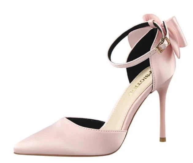 40 / Pink Fashionable Heel Ladies Pumps New Designer High Heeled Pointed Toe Ladies Pumps Sexy Elegant Ladies Heels