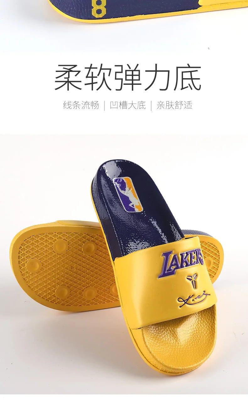 40 / Yellow/Blue New Trendy Wholesale Custom Logo Non-slip Sandals Female Fashion Brand High Quality Home Plus Slippers