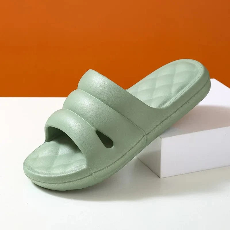 42/43 / Green 2025 Bathroom Shower Slippers For Women Summer Soft Sole Beach Casual Shoes Couple Indoor Home House Comfortable Slippers