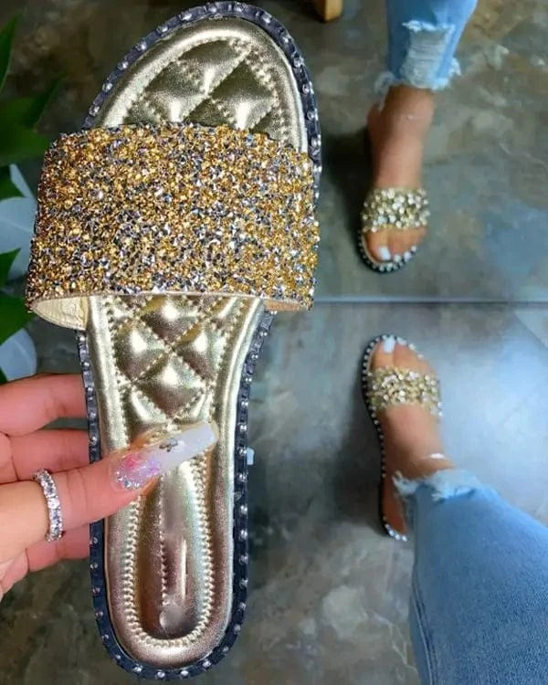 43 / DOLD-LL Stylish mules shoes women flat sandalias de verano women footwear slipper ladies shoe and sandal