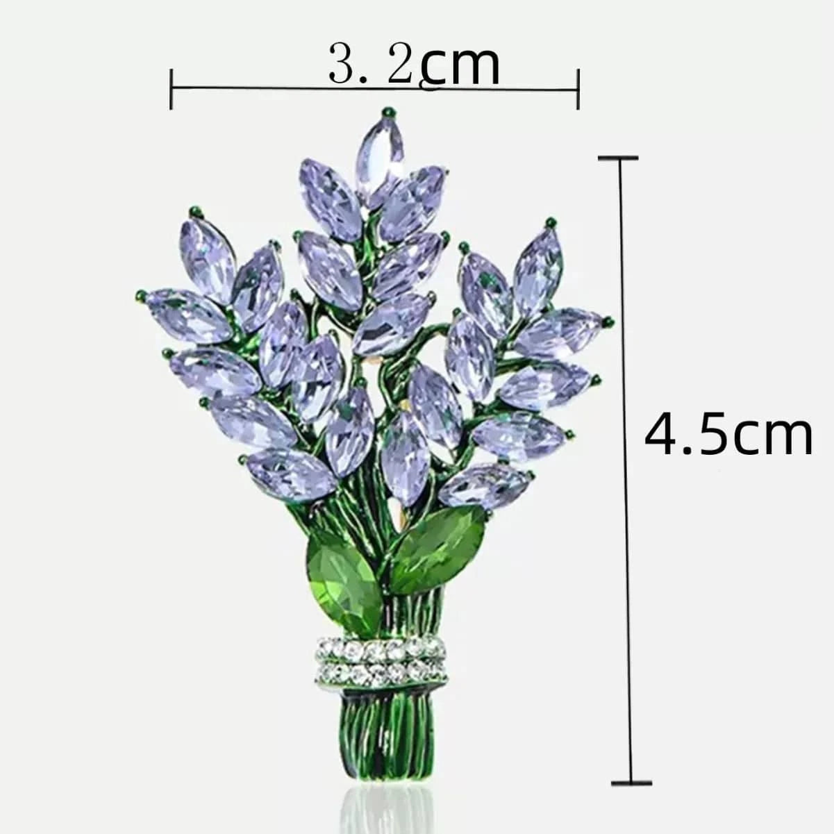4864 Wuli&baby Shining Bicycle Brooches For Women Unisex 2-color Beautiful Taking Flowers Bike Brooch Pins Gifts-6694