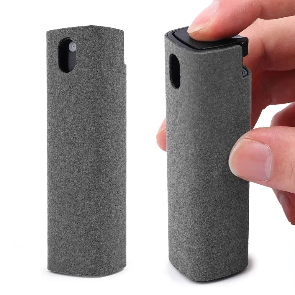 4in1 Microfiber Screen Cleaner Spray Bottle for Mobile Phone Ipad Computer Microfiber Polish Cloth Wipe Cleaning Glasses Wipes