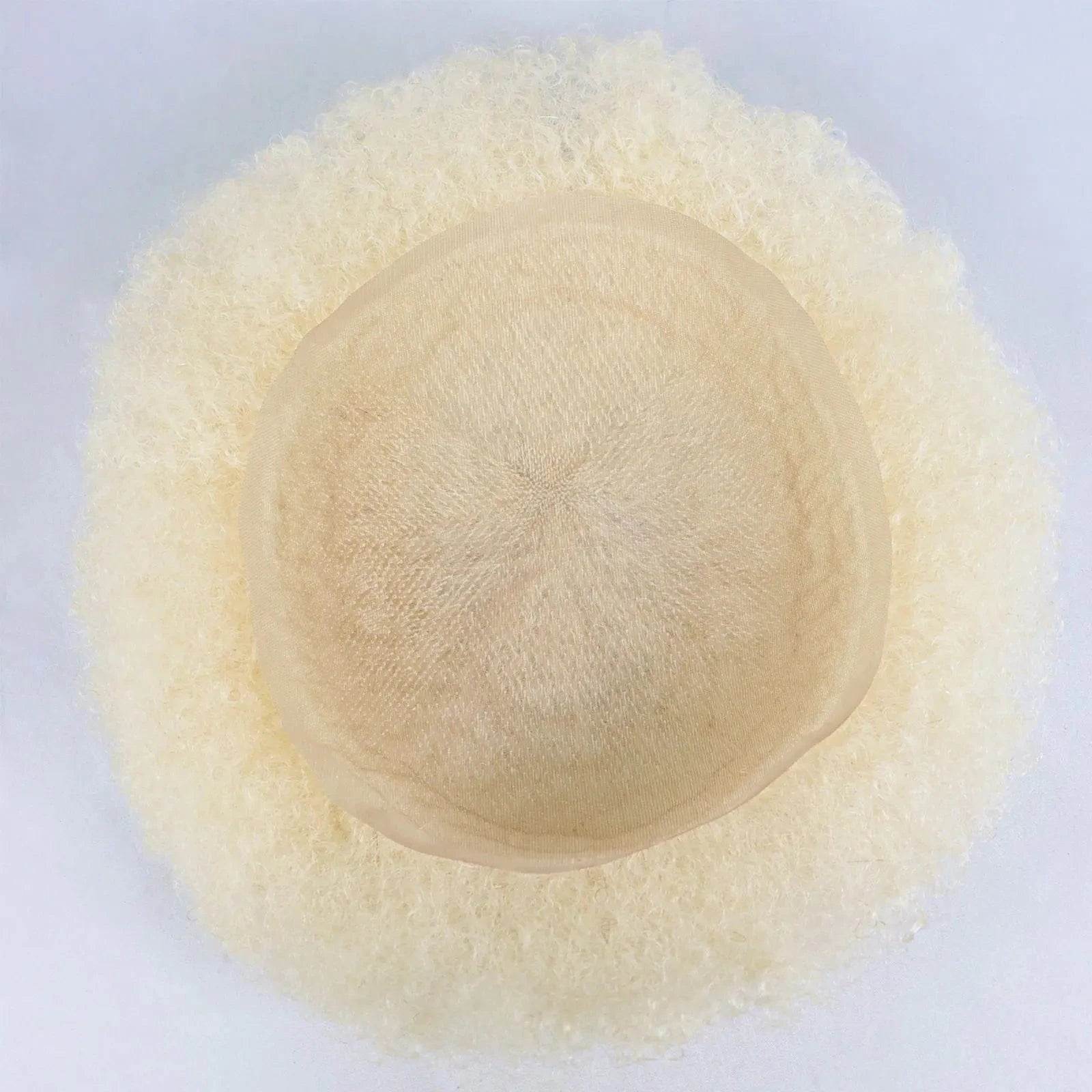 4mm Afro Curly silver 60# Man Hairpieces Natural Human Man Hair Prosthesis Full Lace Net Base Male Hair Toupee For Men