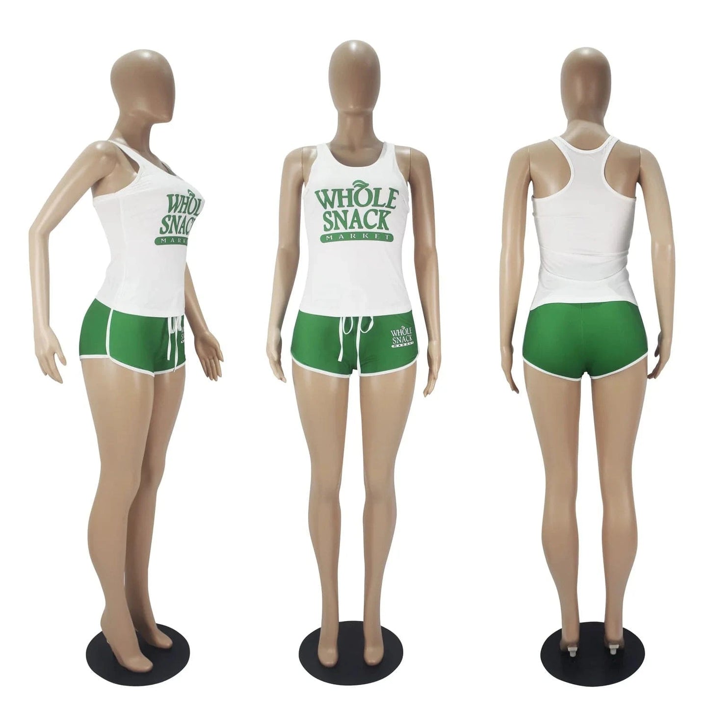 5XL Wholesale Women's Shorts Sets Tank Top Shorts Summer Clothes For Women Sports Fitness Plus Size Two Piece Suit Tracksuits