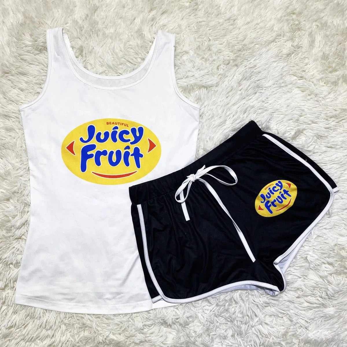 5XL Wholesale Women's Shorts Sets Tank Top Shorts Summer Clothes For Women Sports Fitness Plus Size Two Piece Suit Tracksuits