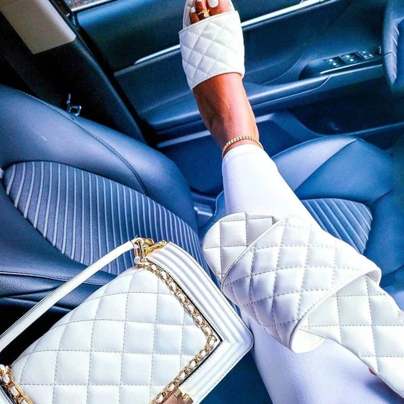 6 / 18 SET 14 Fashion Sexy Platform Sandals Women Flat Slippers Casual Shoes women hand bags set