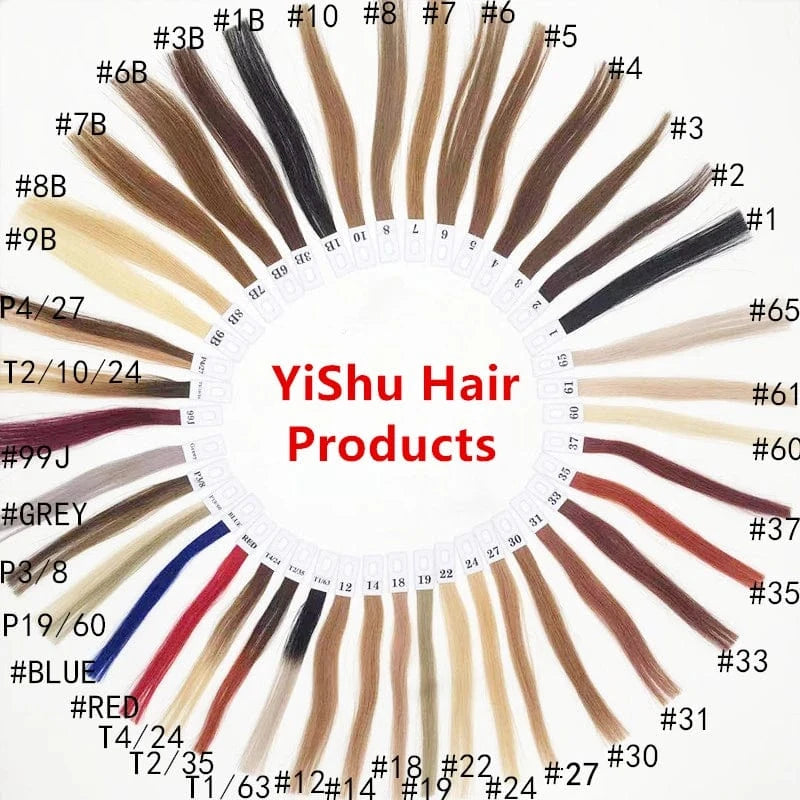 6 Inches / Gray 100% pure human hair no any mixed no shedding no tangle hair color ring