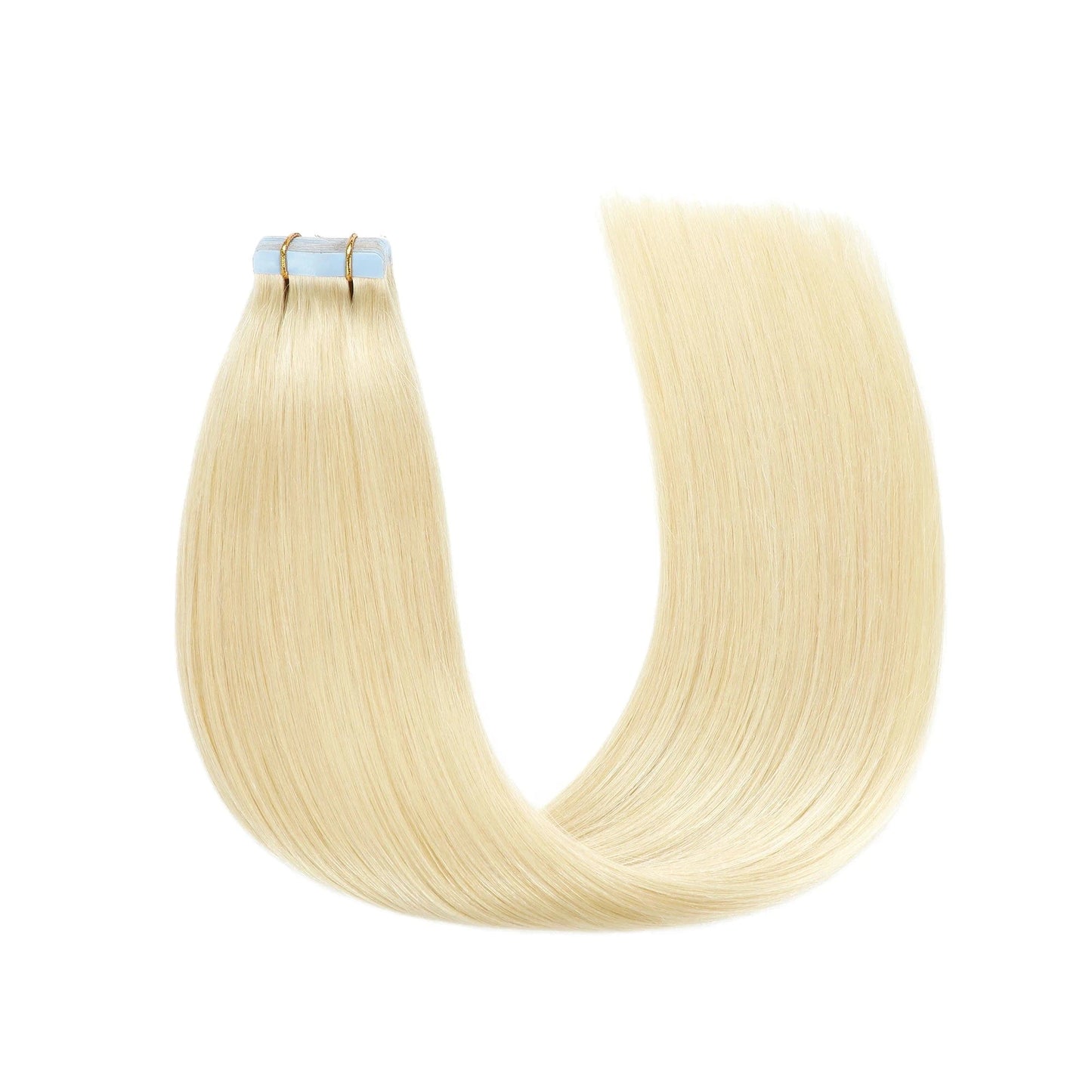 #60 / 22 Inches European Double Drawn Russian Human Hair Tape Hair Extension High Quality Natural Remy Tape In Hair Extension