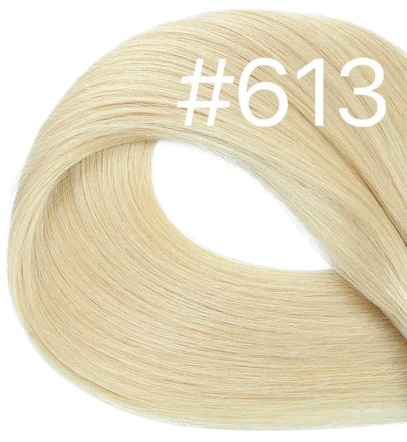 #613 / 22 Inches European Double Drawn Russian Human Hair Tape Hair Extension High Quality Natural Remy Tape In Hair Extension