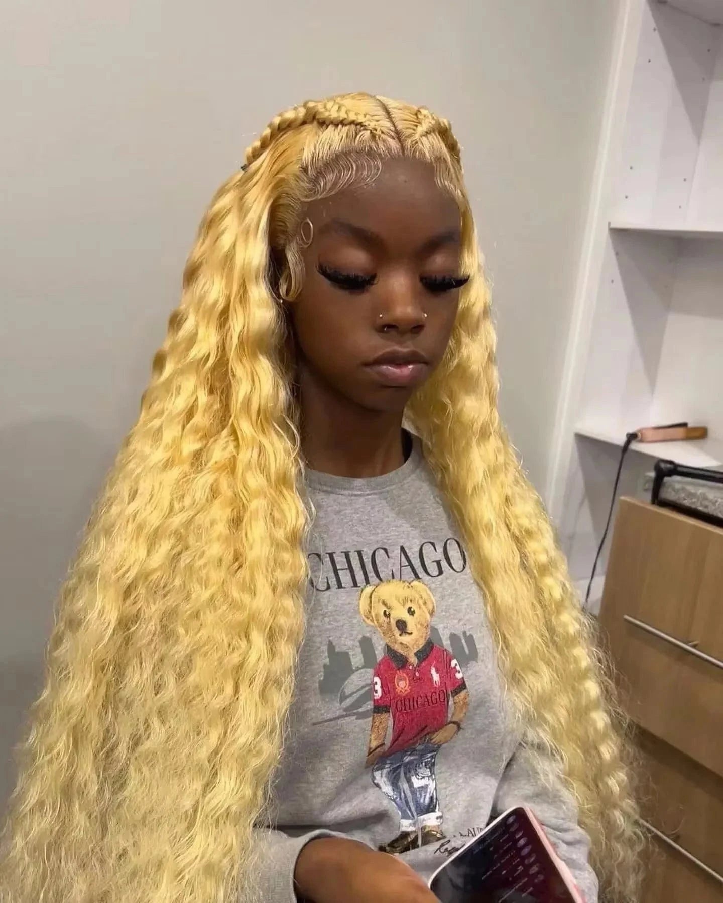 613 Blonde HD Lace Frontal Wig 13x4 13×6 Deep Wave Lace Front Human Hair Wig Colored Curly Wigs Water Wave Wigs For Women 