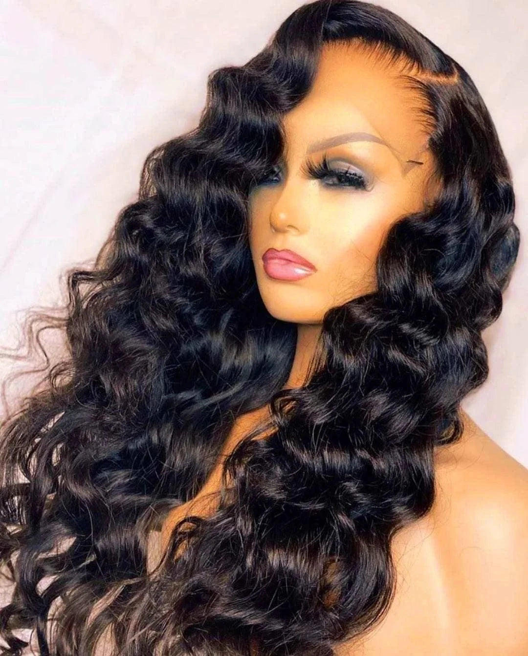 7 / 22 Inches Full Cuticle Aligned Pre Plucked Curly Wave Bleached Knots Burmese Human Hair Invisible Transparent HD Lace Front Wigs